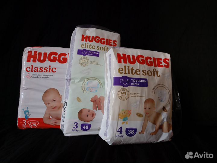 Подгузники Huggies 3 М