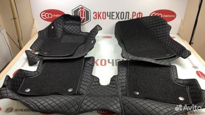 3D Коврики BMW Салон Багажник из Экокожи