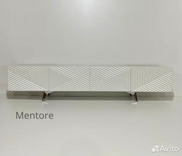 Тумба тв Bravo в белом цвете (конструктор)