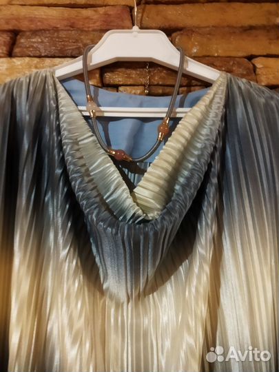 Плиссированное платье