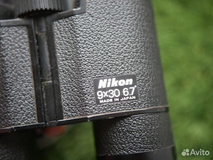 Nikon 9x30x6,7 японский бинокль 1980 год+ чехол