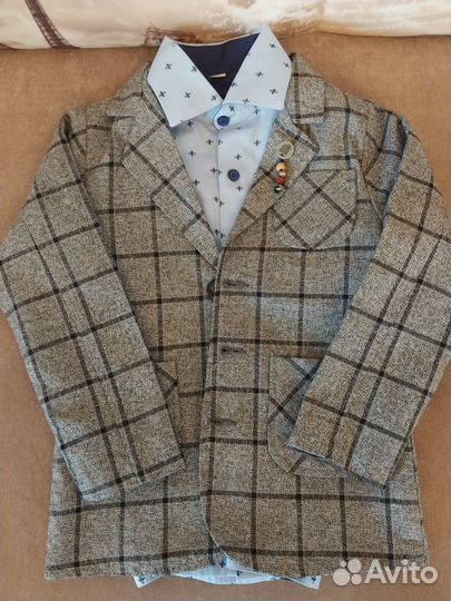 Праздничный костюм (пиджак+рубашка+брюки)