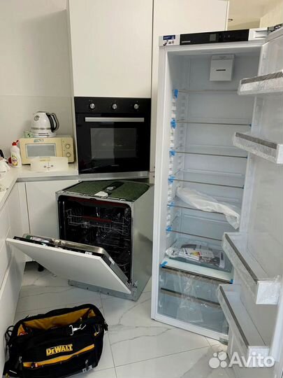 Установка Вытяжек. Установка электроплит