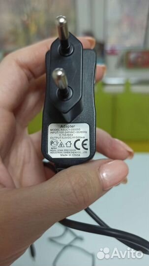 Адаптер питания 5V, 500mA