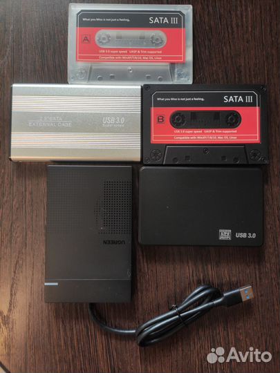 Внешние USB SSD и HDD диски