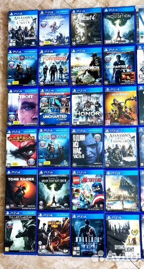 Игры, диски на Sony PlayStation 4