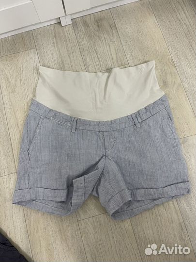 Короткие шорты для беременных hm mama