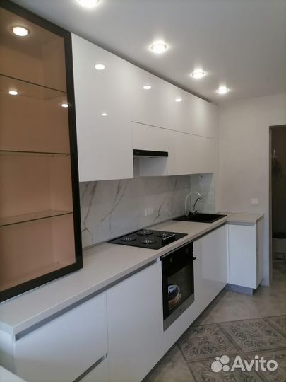 Кухня на заказ из мдф под ключ в Новосибирске