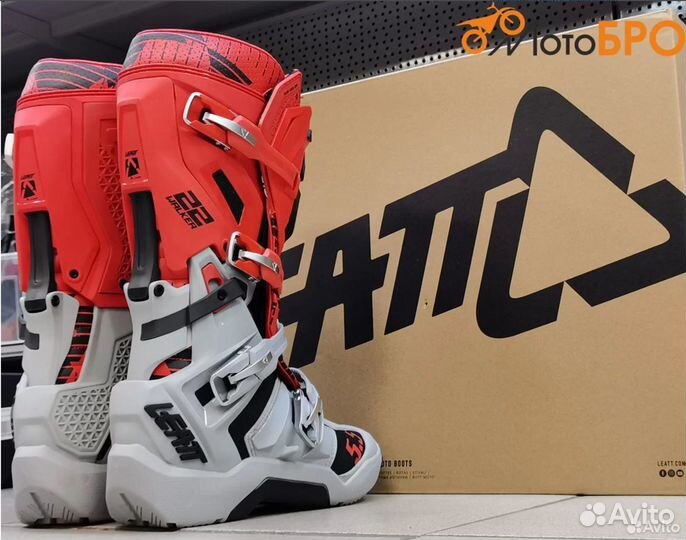 Мотоботы Leatt 5.5 Красные Серые Размер 47