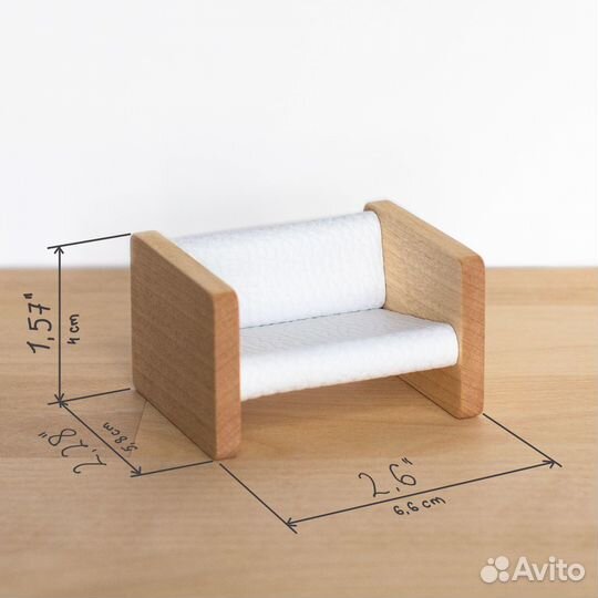 Игрушечная мебель для кукольного домика