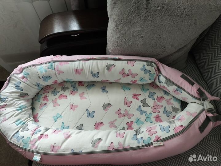 Кокон для новорожденных гнездышко