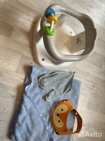 Стульчик для купания с полотенцем