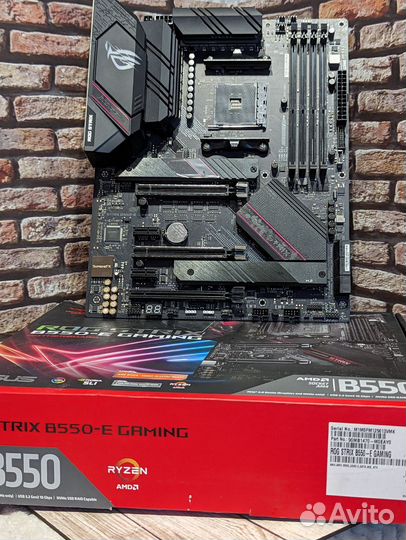 Материнская плата asus B550 E gaming wifi