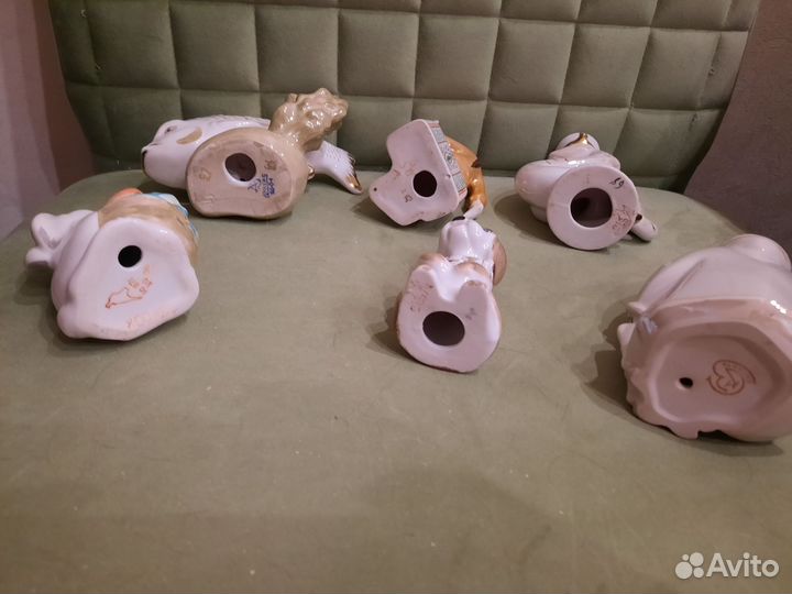 Фарфор СССР статуэтки Дулево Вербилки Бронницы