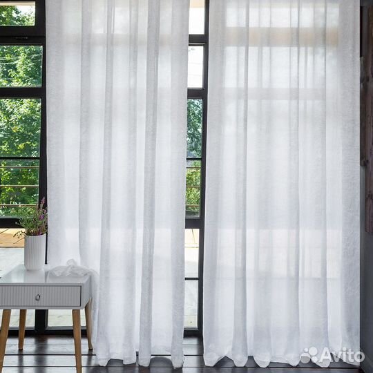 Комплект Штор 300*270 Эстетика белый новый