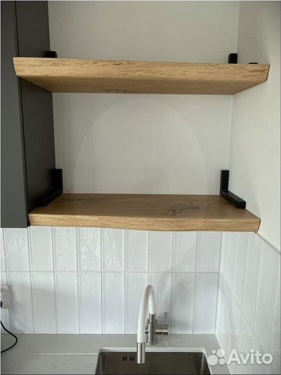 Полочка из слэба дуба