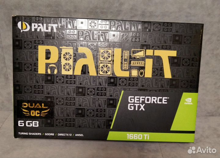 Palit GeForce GTX 1660 to dual oc 6 gb