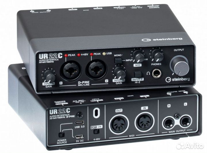 Аудиоинтерфейс Steinberg UR22C