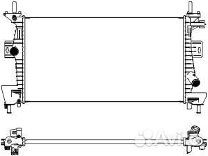 Радиатор системы охлаждения\ Ford Focus III 1.6/1.8/2.0 11