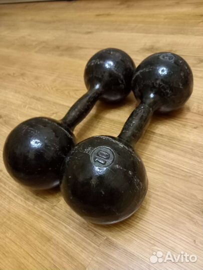 Гантели по 10 кг СССР