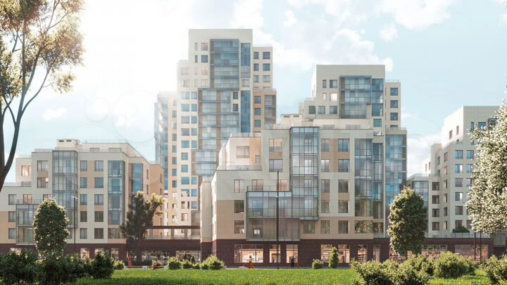 3-к. квартира, 104,1 м², 2/18 эт.