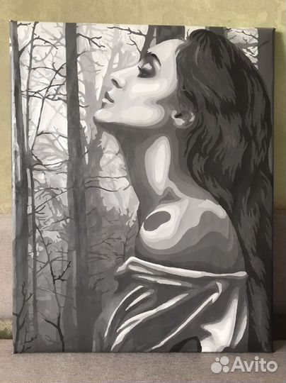 Готовая картина по номерам