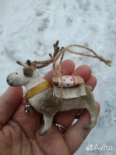 Ватная игрушка Олень