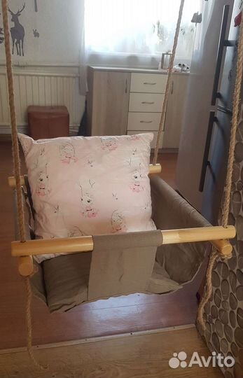 Качель детская подвесная новая