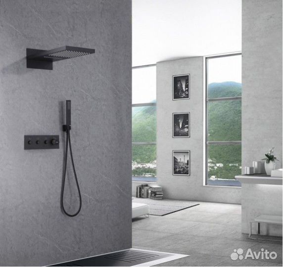 Душевая система Abber Rund AF8752B