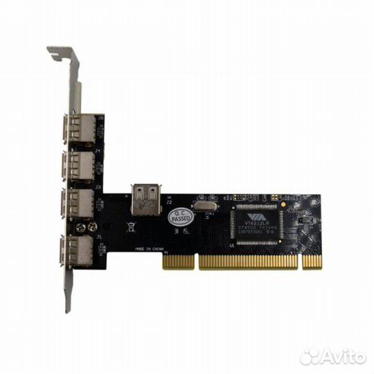 Контроллер USB 2.0 PCI 5 портов (4+1)