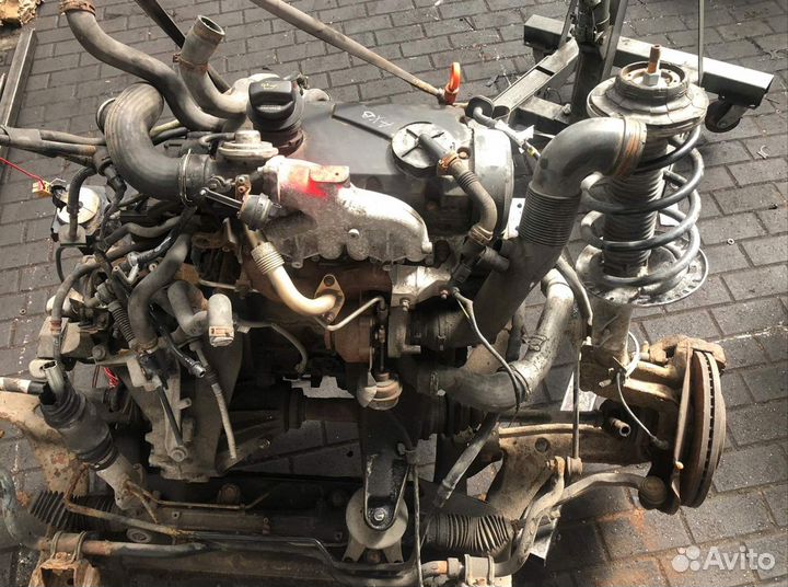 Двигатель МКПП Передняя подвеска T5 1.9tdi AXB