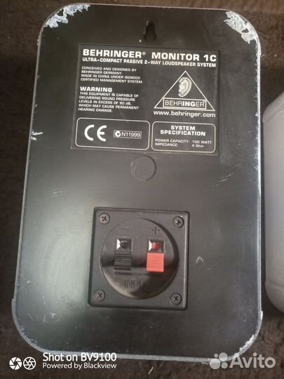 Колонки behringer monitor 1 c
