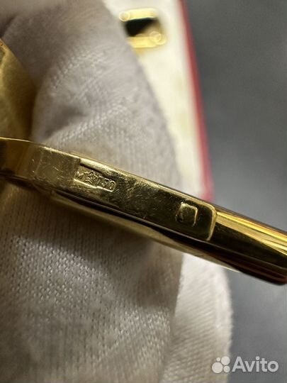 Золотые мужские запонки, 750 пробы. СССР