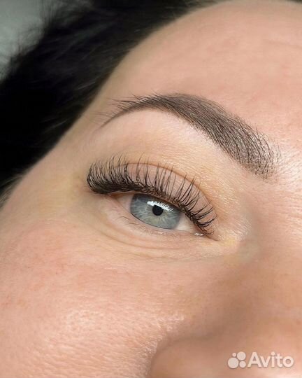 Наращивание ресниц/оформление бровей