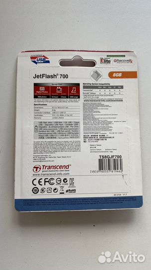 Transcend USB-флеш-накопитель JetFlash 700 8GB