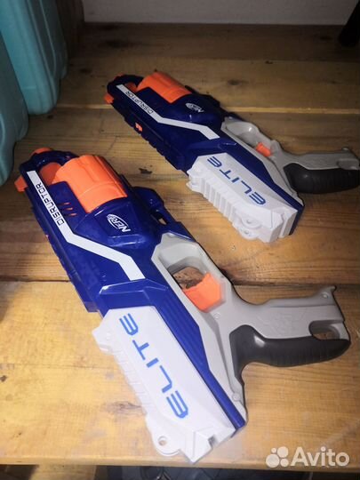 Пистолет nerf (бластер) нпбор из 5 шт