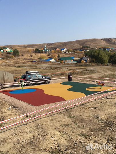 Покрытие из резиновой крошки