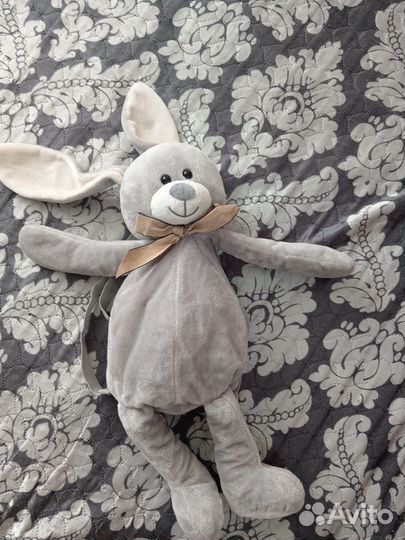 Мягкая игрушка заяц рюкзак