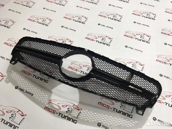 Решетка Mercedes A-class w176 AMG 45 Black + AMG