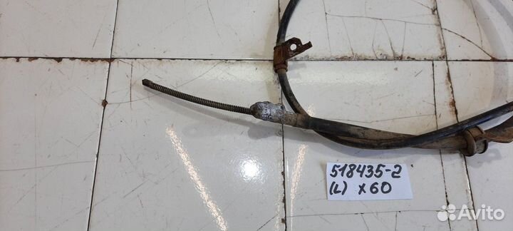 Трос стояночного тормоза левый (Lifan X60)