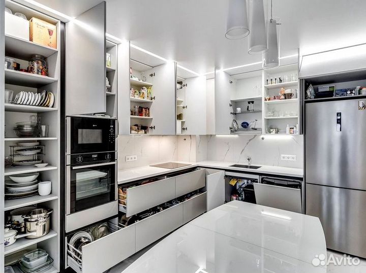 Кухня современная на заказ. Доставка и сборк