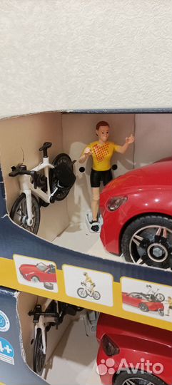 Машина bruder с фигурками (читайте описание)