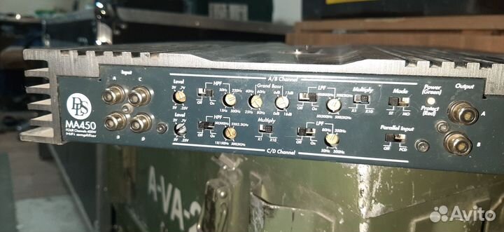 Автомобильная акустика 20см.+усилитель и провода