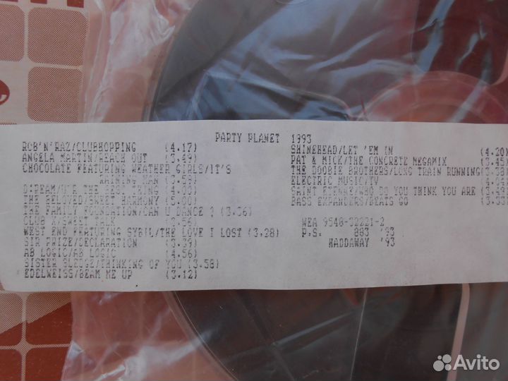 Катушки с записью московских студий