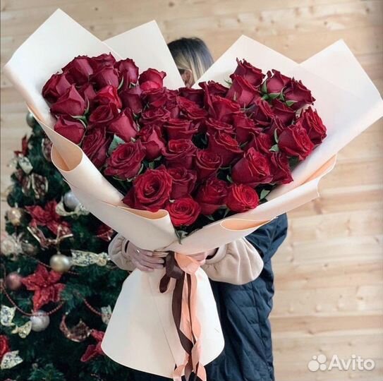 Букеты красных Роз