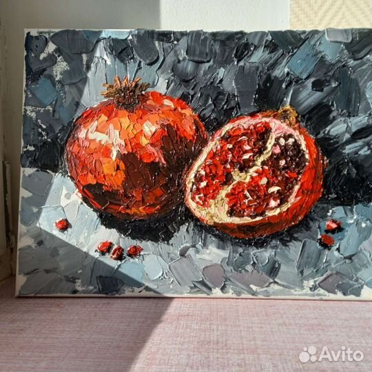 Картина маслом на холсте натюрморт ручная работа