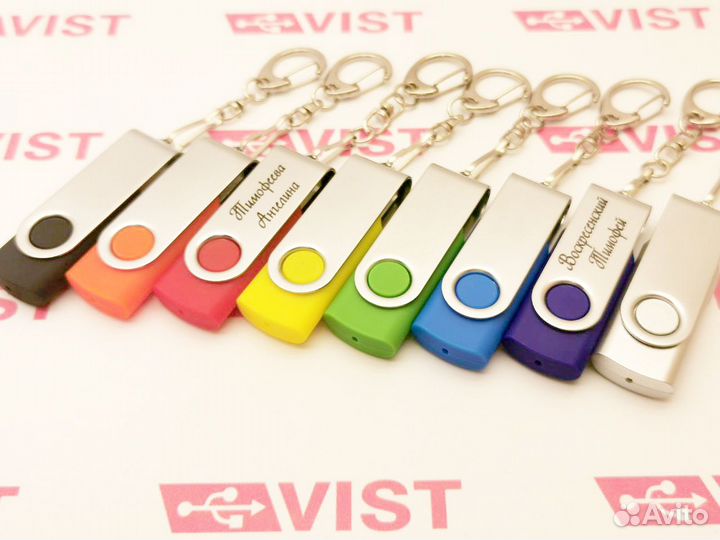 Флешки с гравировкой логотипа на заказ PL134