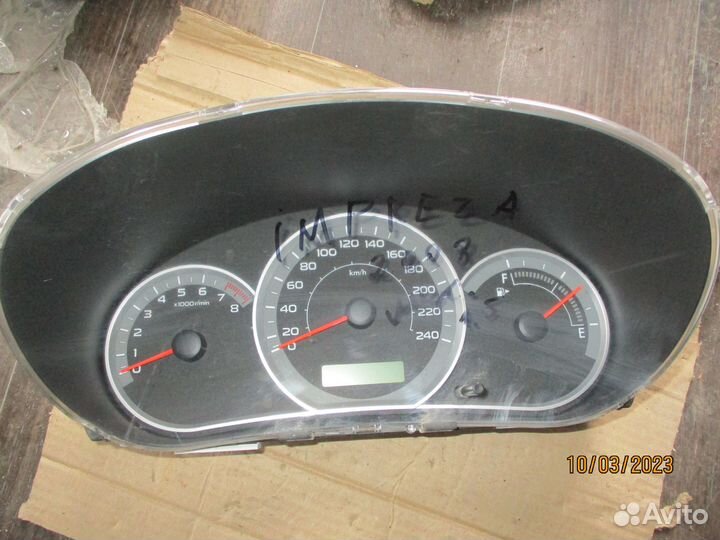 Панель приборов МКПП Impreza 2007-2012