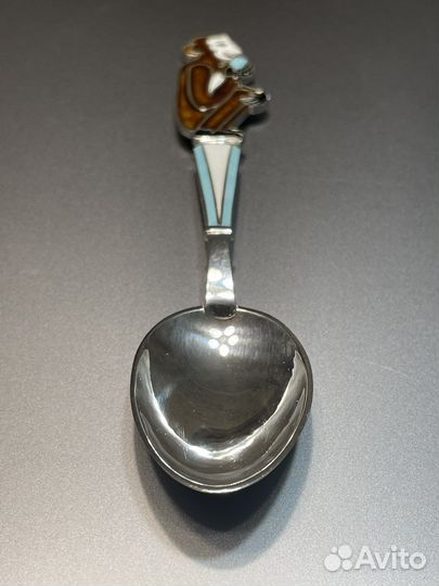 Детская серебряная ложка