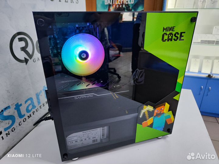 Minecraft пк (i3-10100f\RX570 8GB\SSD512\8GB DDR4)